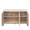 Modern Night Stand With 2 Doors, Built-in Adjustable Shelf Versatile Nightstands Side End Table, For Living Room, Bedroom, Dinner Room And Study - 4 of 4