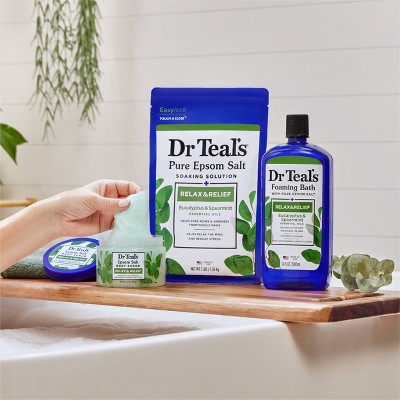 Dr Teal&#39;s Relax &#38; Relief Eucalyptus and Spearmint Foaming Bubble Bath - 34 fl oz
