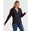 Hanes Women's Slub Jersey Full Zip Hoodie - 2 of 4