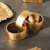 Plum & Post Corbin Round Chain Sculpture - Gold - Cast Aluminum Accent - 3 of 3