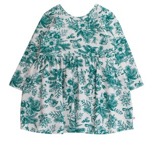 Rufflebutts Toddler Girls Long Sleeve Twirl Dress - 1 of 2