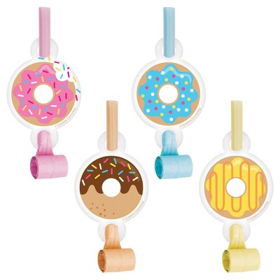 8ct Donut Time Party Blowers