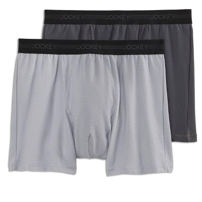 Jockey Men's Underwear Lightweight Cotton Blend 5 Boxer Brief - 4 Pack,  Charcoal Heather/Trusted Pewter/Quartz Grey/Black, S at  Men's  Clothing store