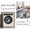 Kumasinova Vintage Boho Area Rug, Washable Rug with Floral Pattern, Faux Cashmere Living Room Rug, Non-Slip Rugs, Stain-Resistant Door Mat - 4 of 4
