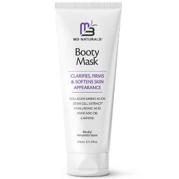 Moisturizing Butt Mask for Women, Butt Firming Mask & Caffeine Cellulite Cream for Thighs & Buttocks with Collagen, M3 Naturals, 4 fl oz