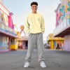 Dalix Ghost Embroidered Straight Leg Fleece Sweatpant Sweats Soft Warm Mens - 3 of 4