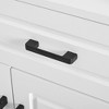 Shoe Cabinet Storage for Entryway, Sturdy Freestanding Shoe Organizer with Four-Door, Tall Shoes Cabinet with Coat Rack - 4 of 4