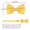 Allegra K Men's Halloween Polka Dots Pre-Tied Work Formal Party Tuxedo Bowknot Bow Ties - 4 of 4