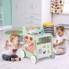 Angel Sar 6-in-1 Wooden Baby Walker with Play Kitchen, Montessori Activity Center with Storage, Multifunctional Push Toy for Toddlers 1+ - 2 of 4