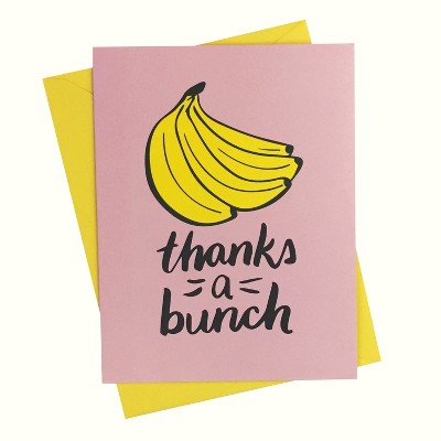 Paper Riot Co. 10ct 'Thanks a Bunch Banana' Cards
