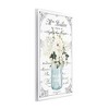 Stupell Industries Vintage Parisian Floral Bouquet White Farmhouse Flowers Wall Plaque Art, 10" x 15" - 2 of 4