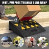 Heavy Duty Rubber Curb Ramp 33000Lbs Capacity - for Driveway, Sidewalk, Loading Dock - Slip Resistant Wheelchair & Vehicle Ramp - 3 of 4