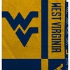 NCAA West Virginia Mountaineers Reverse Block Double Sided Ultra Cozy Blanket - 2 of 2