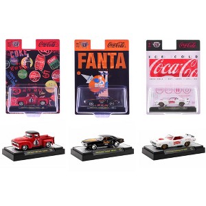 "Sodas" Set of 3 pieces Release 49 Limited Edition to 10000 pieces Worldwide 1/64 Diecast Model Cars by M2 Machines - 1 of 4