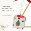 Spode Holiday Gift Box Ornament 2025 - Hand Painted Dolomite Christmas Ornament with Printed Year, Gift Box Figurine Holiday Décor - 4 of 4