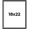 PosterPalooza | Flat Silver Picture Frame - UV Acrylic, Foam Board Backing, Hanging Hardware - 2 of 4