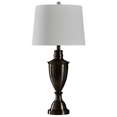 Madison Urn Table Lamp with Tapered Drum Shade Bronze - StyleCraft