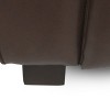 Sapphtopaz Modern PU Leather Sofa Couch Upholstered 3-Seater Sofa with Extra Deep Seat & Wood Legs,Comfy Couches for Living Room,Apartment - 3 of 4