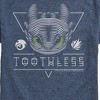 Men's - How to Train Your Dragon - Toothless Line Art Short Sleeve Graphic T-Shirt - 2 of 4