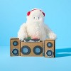 14'' Yeti Standing with Ear Muffs and Scarf Stuffed Animal - Gigglescape™ - 2 of 3