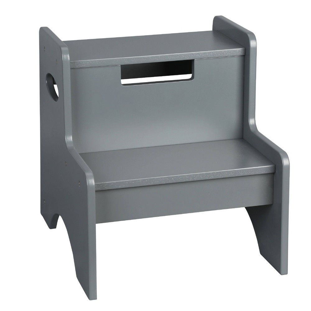 Two Kids' Step Stool Gray - WildKin