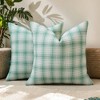 REGALWOVEN Plaid Decorative Check Soft Throw Pillow Covers  2 Pcs - 2 of 4