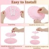 Unique Bargains 3-Layer Round Dessert Cupcake Stand with Tiered Serving Tray for Pastries Donuts and Fruits - 4 of 4
