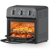 FONTOI Stainless Steel 13QT Family Size Air Fryer Toaster Oven Combo, Hot Air Circulation, Adjustable Time Temp Control, Black 12.6"* 11.81"*12.6" - 2 of 4