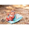 JC Toys La Mini Newborn 9.5" All Vinyl Anatomically Correct Real Girl Baby Doll Nature Collection - 4 of 4
