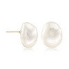 Ross-Simons 16x13mm Cultured Baroque Pearl Earrings in 14kt Yellow Gold - 4 of 4