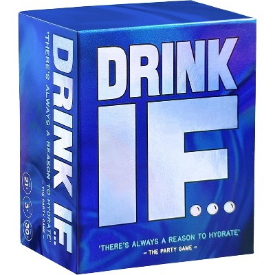DRINK IF... Outrageous Hydration Party Card Game for Friends - 600 Hilarious Reasons to Drink Water! Adult Party Card Game for Friends at Game Night