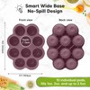 Prep Silicone Baby Food Freezer Tray with Clip-on Lid, 2oz x 10 Silicone Freezer Molds, BPA-Free Baby Food Storage - 2 of 4