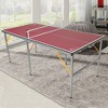 KTMBDW 6 x 3 ft Mid-Size Table Tennis Table Set with Net 2 Paddles 3 Balls - 2 of 4