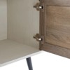 Chic Crate - Bryner White Walnut Mid-Century TV Stand for TVs Up to 65" with Storage & Cable Management - 4 of 4