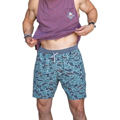 Burlebo Men's Athletic Workout Shorts With Built-in Liner
