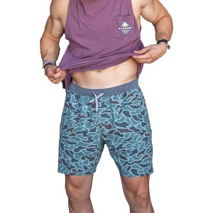 Burlebo Men's Athletic Workout Shorts With Built-in Liner - 1 of 1