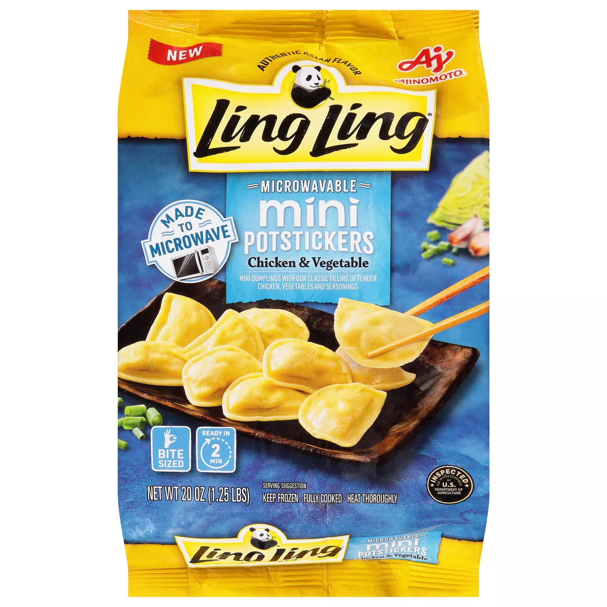 Ling Ling Frozen Mini Potstickers - Chicken and Vegetable