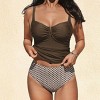 Women's Tropical Floral Pattern Tankini Swimsuit Sets - Cupshe - 2 of 4
