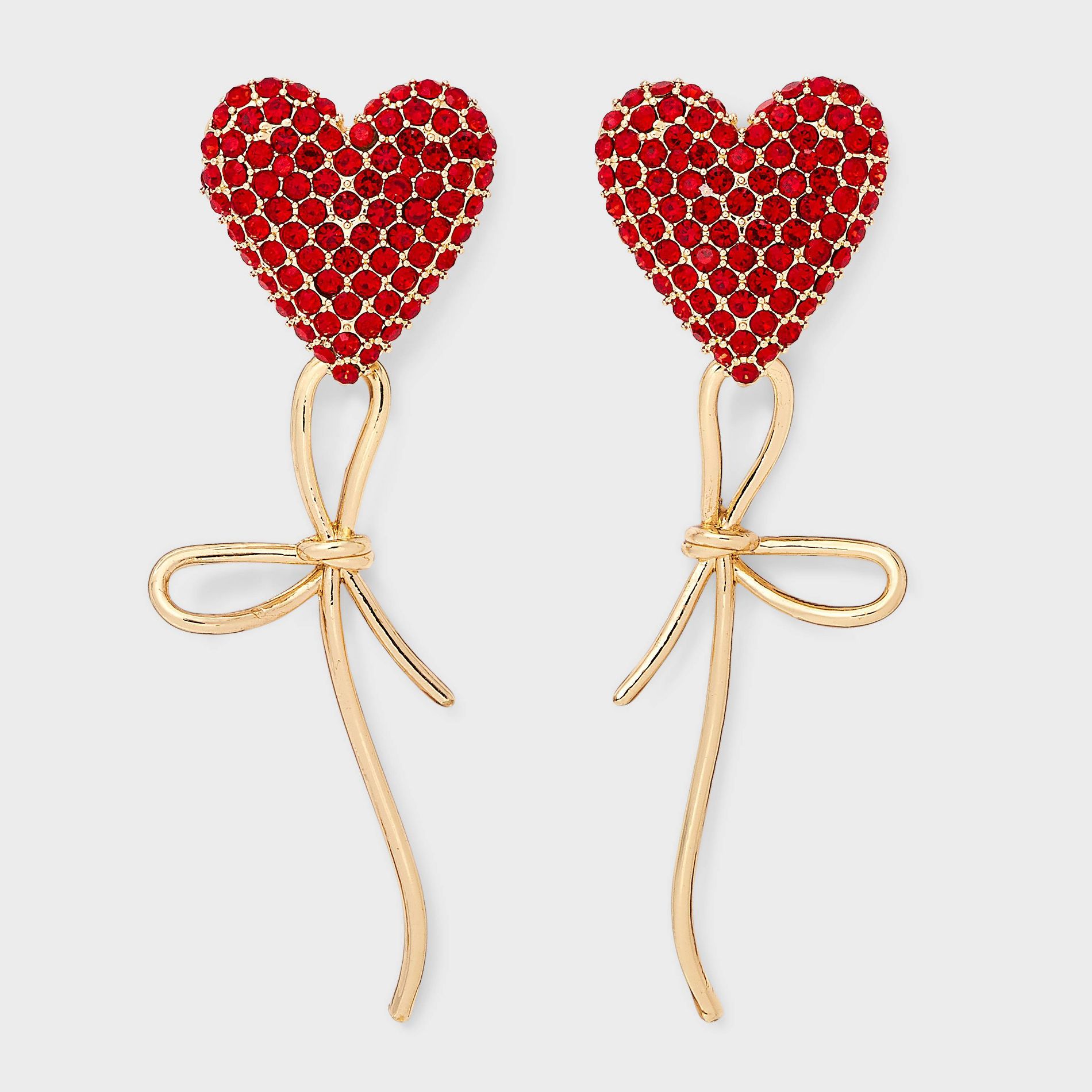 SUGARFIX By BaubleBar Pull On My Heartstrings Earrings - Red