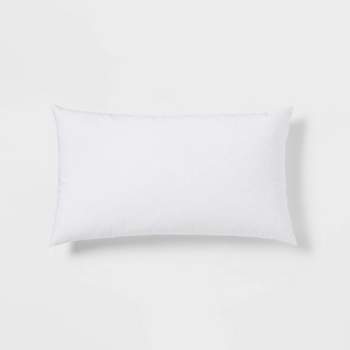 12x20 Poly-Filled Lumbar Throw Pillow Insert White - Threshold