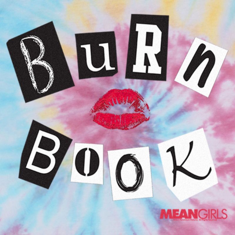 Junior's Mean Girls Burn Book T-Shirt, 2 of 5