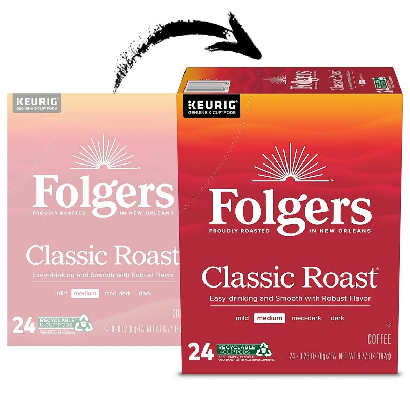 Folgers Classi Medium Roast Coffee Pods, 5 of 14