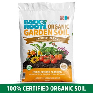 Back to the Roots 25.7qt Organic Garden Soil Premium Blend For in