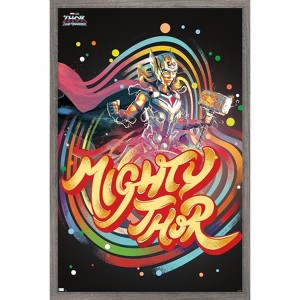 Trends International Marvel Thor: Love and Thunder - Circles Framed Wall Poster Prints - 1 of 4