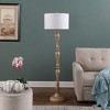 61.5" In Coastal Wood Effect Polyresin Floor Lamp - 3 of 4