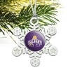 University at Albany Primary Logo Metal Snowflake Christmas Tree Holiday Ornament - 2 of 3