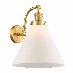 Cone - 1 Light Wall Sconce In Industrial Style-14 Inches Tall and 12 Inches Wide - 1 of 1