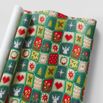 25 Sq Ft Bea Jackson Blanket Pattern Christmas Gift Wrap - Wondershop ...