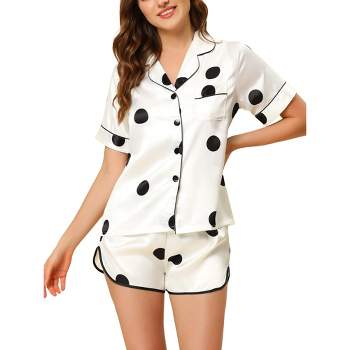  STJDM Nightgown,Women' Pajamas Cotton Sleepwear Short Pijama  Cute Nightwear Shorts Set Femme Home Clothe L White : Clothing, Shoes &  Jewelry