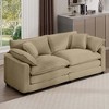 NicBex 80.3 Inch Loveseat,Modern Corduroy Fabric Loveseat Sofa with 4 Pillows,Deep Seating 2-Seater Couch for Living Room - 2 of 4